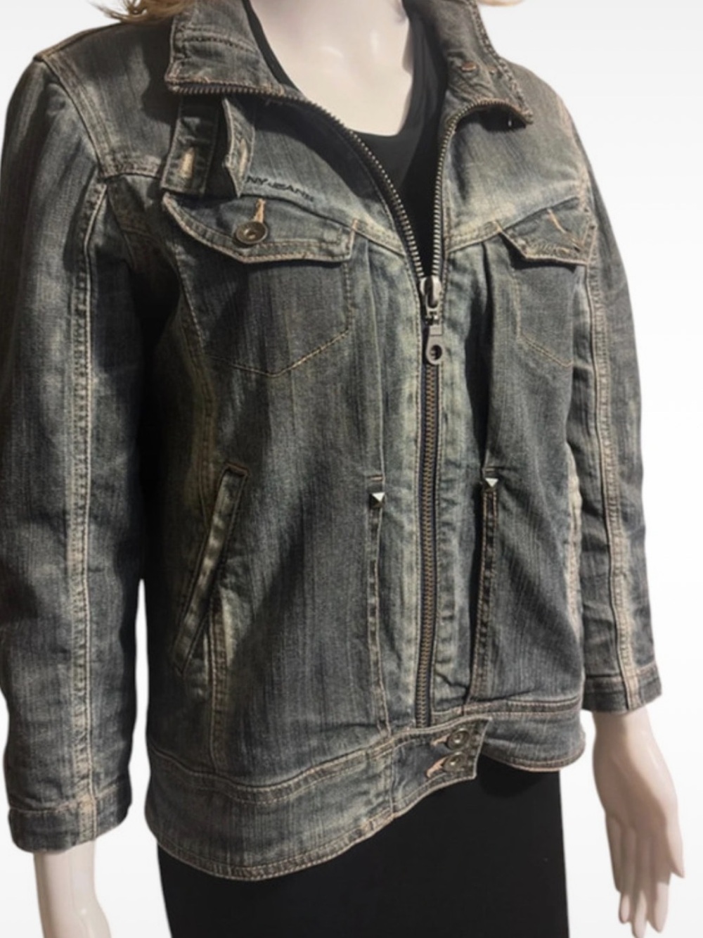 DKNY♦️FULL-ZIP JEAN JACKET